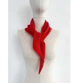 Cosy Triangle Scarf Small Ruby