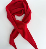 Cosy Triangle Scarf Small Ruby