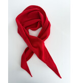 Cosy Triangle Scarf Small Ruby