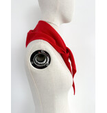 Cosy Triangle Scarf Small Ruby