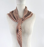 Cosy Triangle Scarf Small Shale/Maritime White