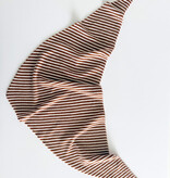 Cosy Triangle Scarf Small Shale/Maritime White