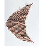 Cosy Triangle Scarf Small Shale/Maritime White