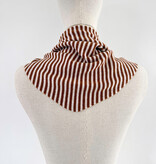 Cosy Triangle Scarf Small Shale/Maritime White