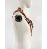 Cosy Triangle Scarf Small Shale/Maritime White