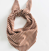 Cosy Triangle Scarf Small Shale/Maritime White