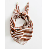 Cosy Triangle Scarf Small Shale/Maritime White