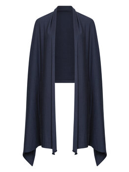 Sjaal Cosy Jersey Navy Melange