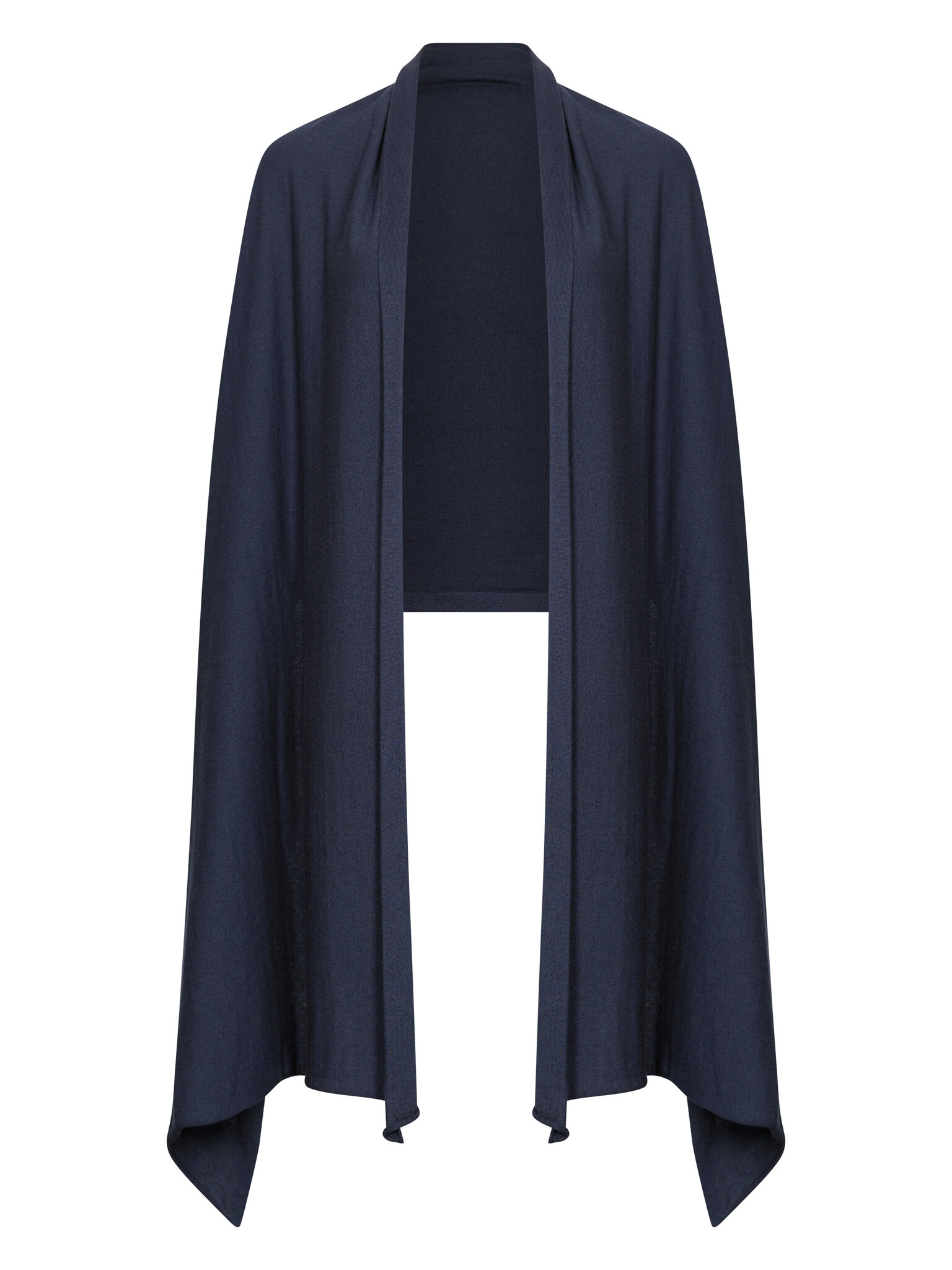 Sjaal Cosy Jersey Navy Melange