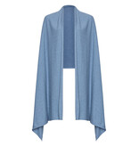 Sjaal Cosy Jersey Mid Blue Melange