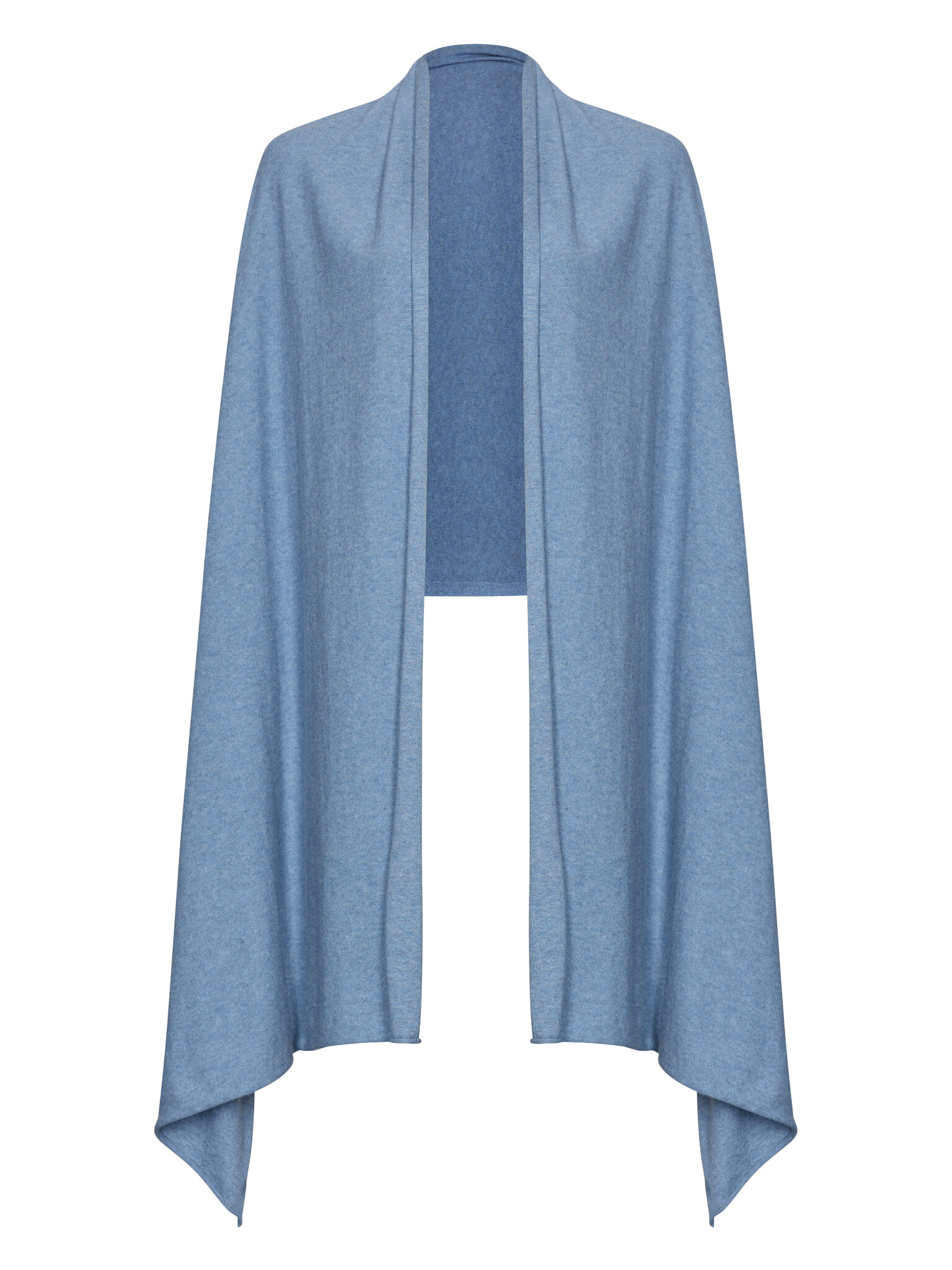Sjaal Cosy Jersey Mid Blue Melange