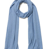 Sjaal Cosy Jersey Mid Blue Melange