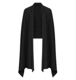 Sjaal Cosy Jersey Solid Black