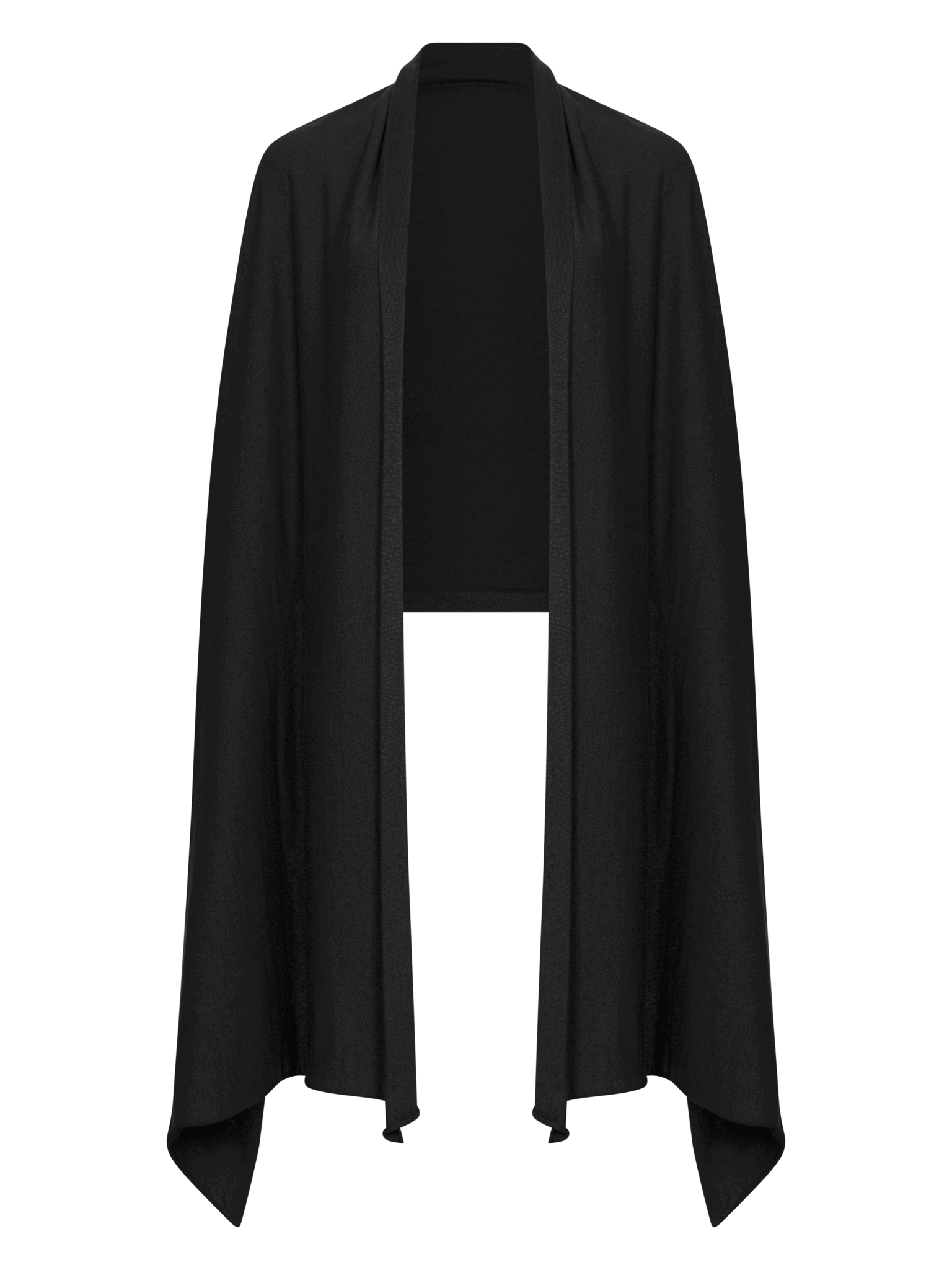 Sjaal Cosy Jersey Solid Black