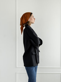 Cosy Triangle Scarf Small Shale