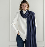 Sjaal Cosy Jersey Navy Melange