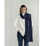 Sjaal Cosy Jersey Navy Melange