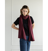 Sjaal Cosy Jersey Burgundy Melange