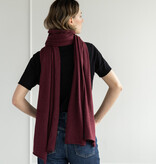 Sjaal Cosy Jersey Burgundy Melange