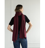 Sjaal Cosy Jersey Burgundy Melange