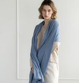 Sjaal Cosy Jersey Mid Blue Melange