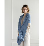 Sjaal Cosy Jersey Mid Blue Melange