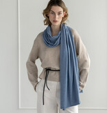 Sjaal Cosy Jersey Mid Blue Melange