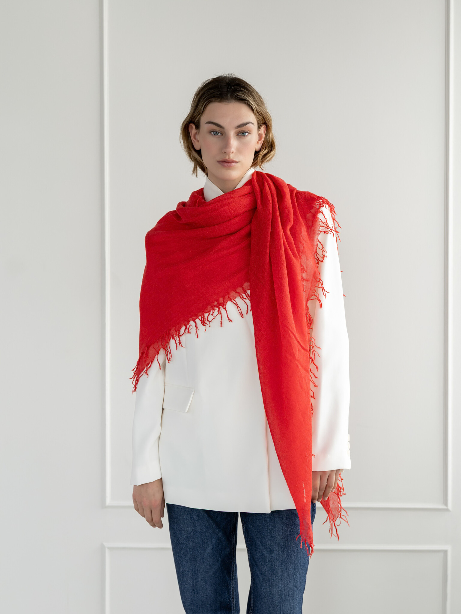 Sjaal Cosy Cashmy High Risk Red