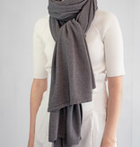Sjaal SjaalMania Cosy Chic Solid Grey
