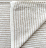 Sjaal Cosy Chic Stripes Light Sand - Creamy White