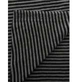 Sjaal Cosy Chic Stripes Solid Black  - Solid Grey