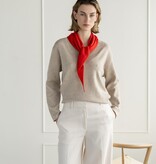 Sjaal Cosy Triangle Small Ruby