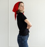 Sjaal Cosy Triangle Small Ruby