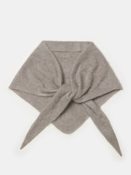 Cosy Triangle 100% Brushed Cashmere Olive