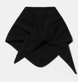 Sjaal Cosy Triangle Small Solid Black