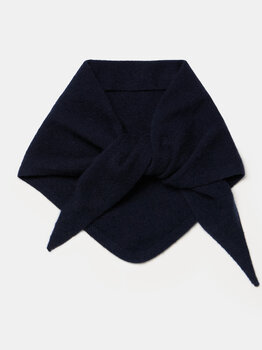 Sjaal Cosy Triangle Small Midnight Navy