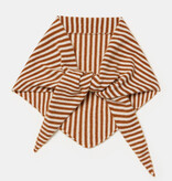 Cosy Triangle Scarf Small Shale/Maritime White