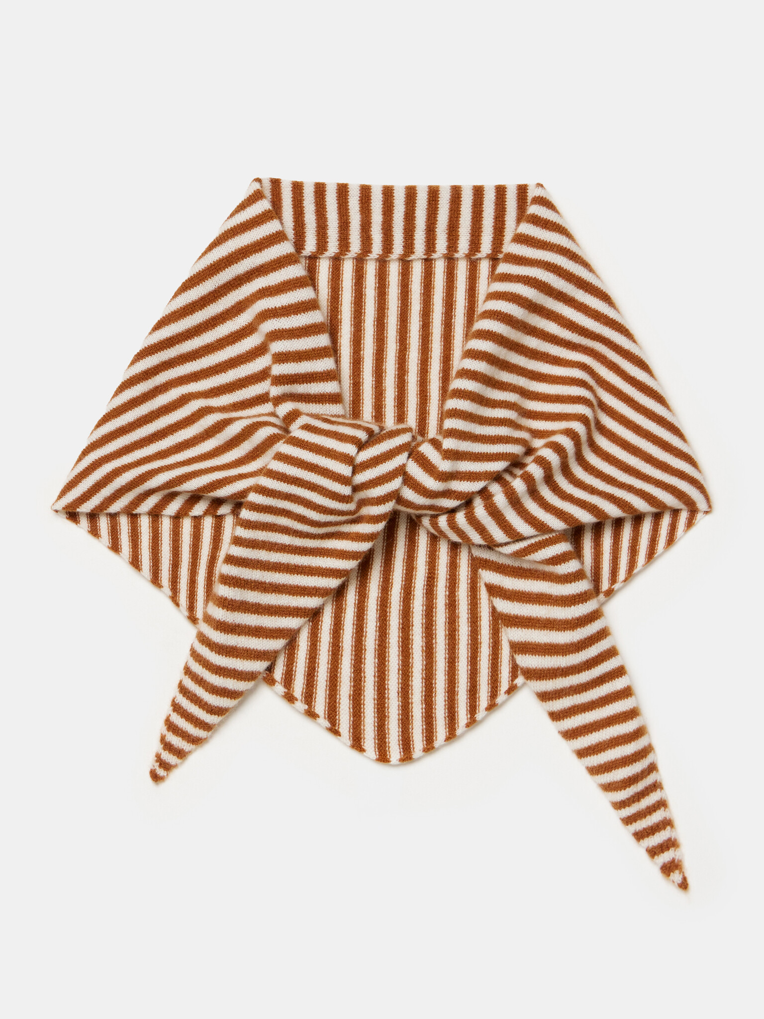 Cosy Triangle Scarf Small Shale/Maritime White