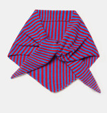 Cosy Triangle Scarf Small Azure/Ruby