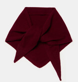 Sjaal Cosy Triangle Small Rouge Noir