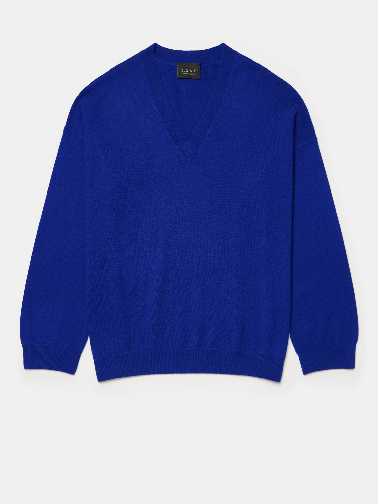 Cosy V-Neck Berlin Blue