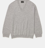Cosy V-Neck Stone Grey