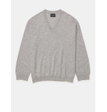 Cosy V-Neck Stone Grey