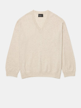 Cosy V-Neck Gravelstone
