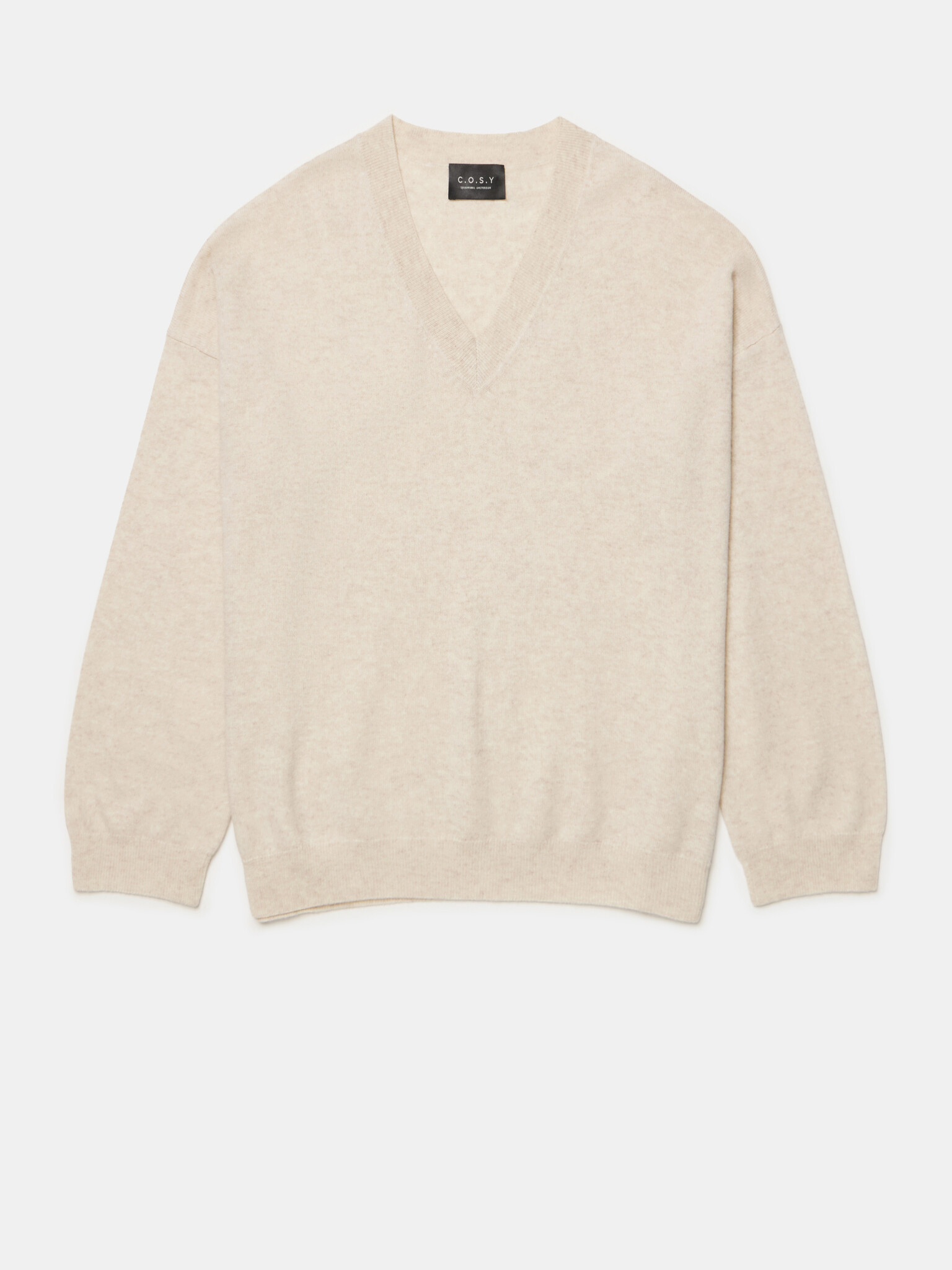 Cosy V-Neck Gravelstone