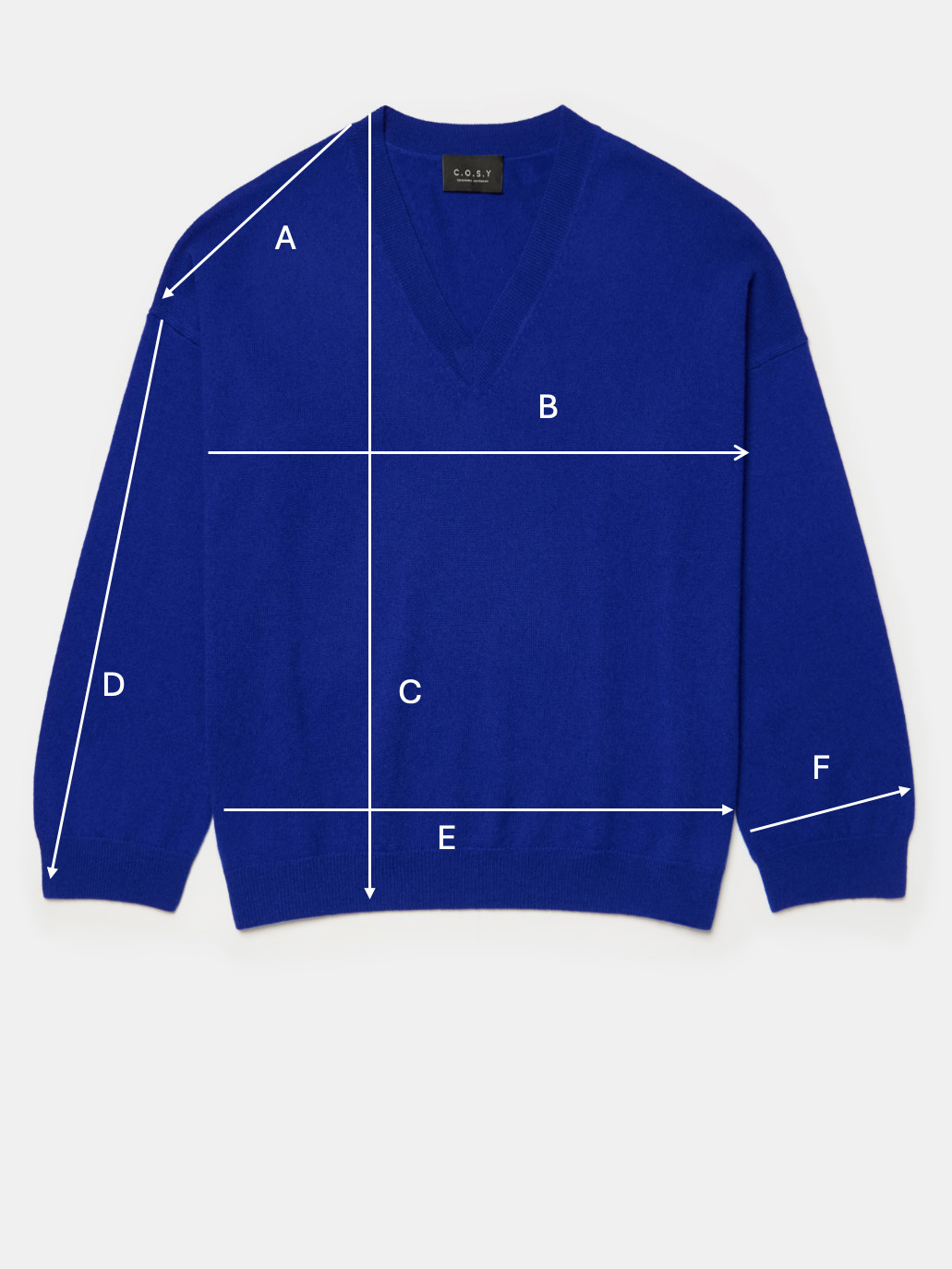 Cosy V-Neck Berlin Blue