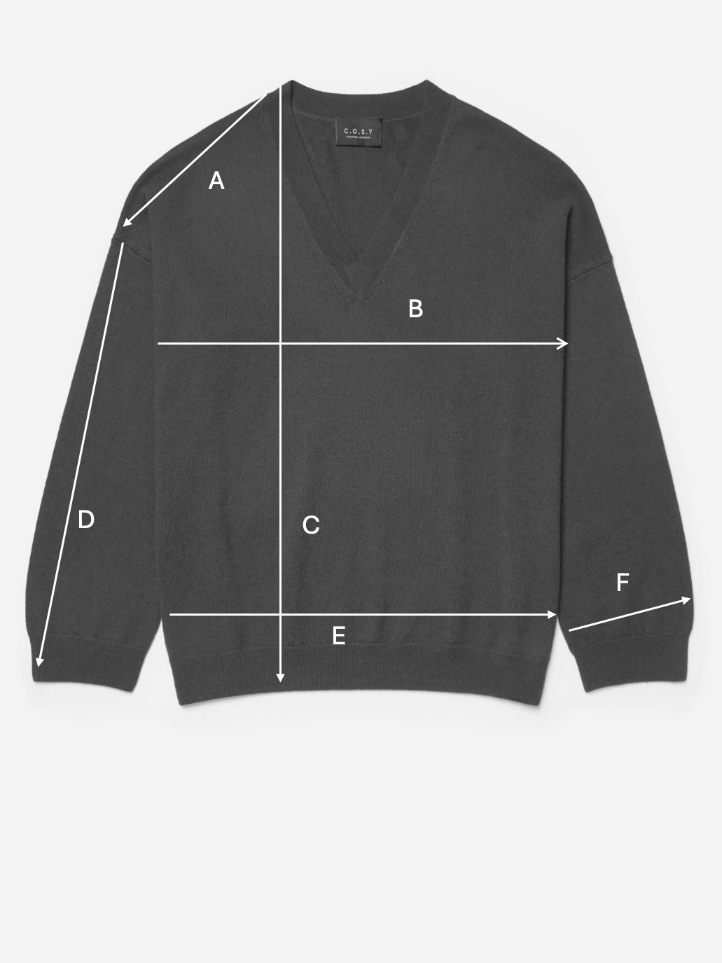 Cosy V-Neck Gravelstone