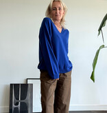 Cosy V-Neck Berlin Blue