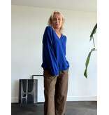 Cosy V-Neck Berlin Blue