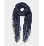 Sjaal Cosy Cashmy Leopard Blue